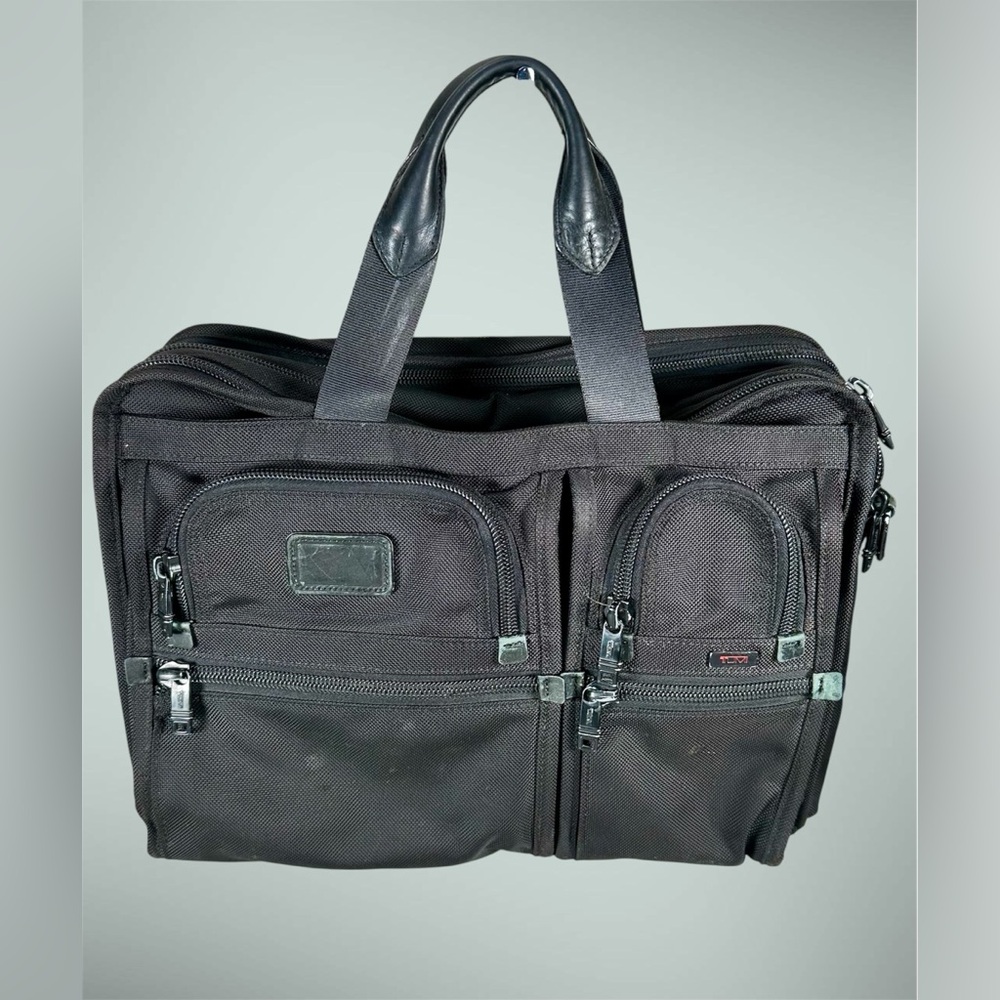 Tumi Alpha Expandable Organizer Laptop Briefcase Model 26160DH